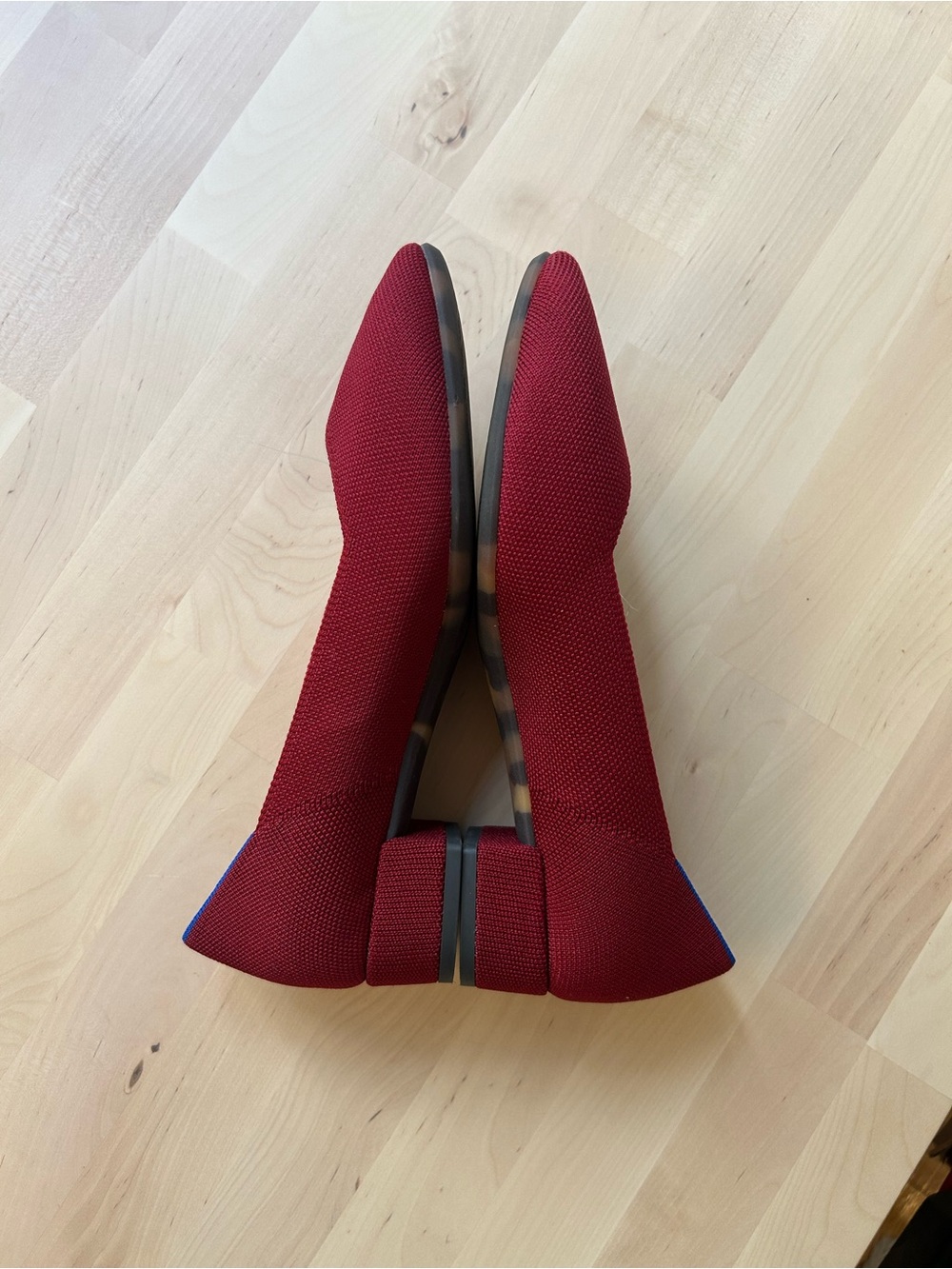 Rothy's Red Pointed Toe Flats - Picture 3 of 6